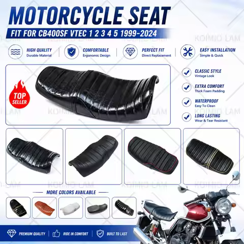 Fit For CB400SF VTEC 1 2 3 4 5 1999 - 2024 Motorcycle Complete Driver Seat Pad Cushion CB400 SF VTEC