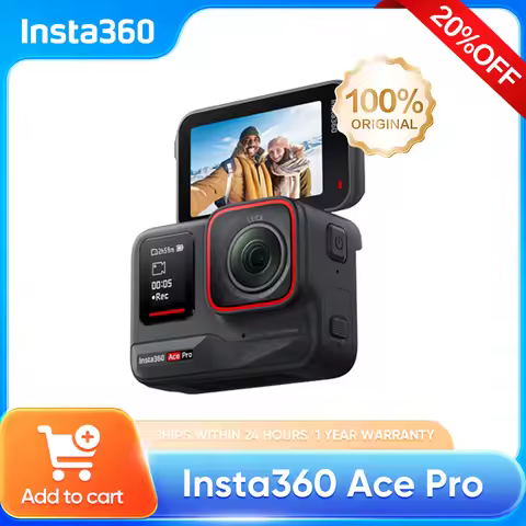 Insta360 Ace Pro - 4K Leica Action Camera, Flagship 1/1.3" Sensor, Super Lowlight Performance, Water