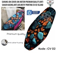 MOTORCYCLE SEAT COVER PRINT CV02 STANDARD AND JUMBO SIZES UNIVERSAL AEROX BEAT VARIO SCOOPY MIO NMAX