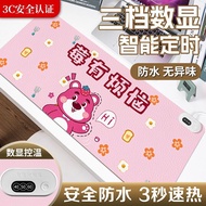 Heating Mouse Pad Solid Color Thickened Heating Pad Hand Warmer Pad Office Desktop Pad Heating Hand 