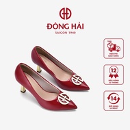 Dong Hai high heels with pointed toe and 8cm gold-plated heel - G81L7