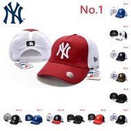 【100% Original】■№12 Style MLB NY South Korea New York Yankees Hat High Quality Cotton Mesh Old Sun F