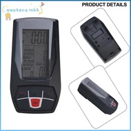 EMOTEMY Exercise Bike Monitor, Plastic Black Spin Bike Counter, Multi-function Digital Dashboard Fit