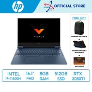 HP  VICTUS GAMING 16-D0159TX 16.1" FHD Laptop I7-11800H 8GD4 512SSD RTX3050TI 4GD6 WIN11H