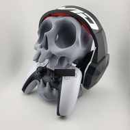 Skull PS4/PS5 Gamepad Headset Stand Multifunctional Desktop Decoration