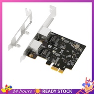 2.5G Gigabit Network Card Adapter 2500Mbps PCIe 2.5Gb Ethernet Card Black Plastic+Metal RJ45 LAN Com