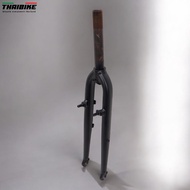 ตะเกียบจักรยานอลูมิเนียม 700C รุ่น TRFF700C รองรับวีเบรค ล้อ 700x23-45C ซางตรง 28.6 มม. แข็งแรง น้ำห