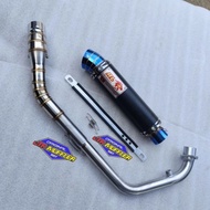 RL RED exhaust LEO 1 set for lc135 y15zr raider 150 fi carb rs150 brixton fz150i r15 cb150r cbr 150