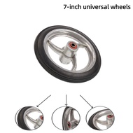 7-Inch Universal Replacement Wheels – Compatible with 7-Inch Medical Wheels, Wheelchairs, and Hand C