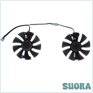 [SUORA] 2Pcs/Set,Video Card Fan,85MM Diameter,GA91S2H,For SE JI SHI SJS RX 580 8GB 2048SP Gaming Whi
