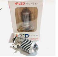 đèn led xe máy đèn trợ sáng xe máy Bóng lét H4 bi cầu sáng pha trắng cos vàng dành cho xe máy sài bó