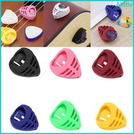 Alia 6pack Triangles Guitar Pick Holder Case ABS Plastic Compacts For Musicians
