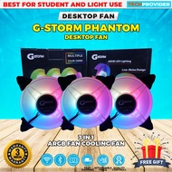 G-STORM Phantom Desktop FAN 3 in 1 ARGB Cooling Fan | TECH PROVIDER