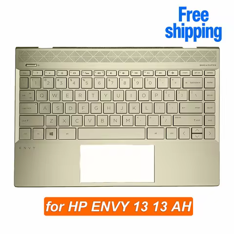 L19541-001 Upper Case Palmrest with Backlit Keyboard Replacement for HP ENVY 13 13 AH Laptop Top Cas