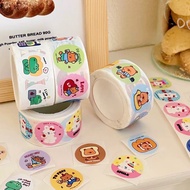 [GW] 300pcs Round Sticker Roll Character Decorative Label Stickers