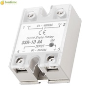 LONTIME Solid State Relay, Output 24-480V AC Input 90-250V AC Solid State Relay AC-AC, Relay Switch 