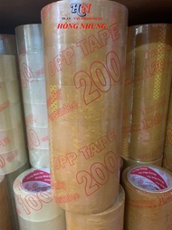 [SÉT] COMBO 6 Cuộn Băng keo trong / đục 200 Yard băng keo dán thùng siêu dính bền