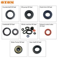 OTOM Motorcycle Engine Oil Seal For DT125 TZM150 TZR125 DT230 TSE250 Water Pump Clutch Arm Crankshaf