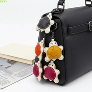 BUCKS Leather Turtle Pendant, Animals Hanger Pu Leather Key Chain, Cute DIY Fashion Handmade Bag Pen