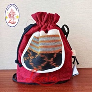 AS Denim Drawstring Bag