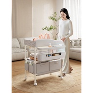((Ready stock) Diaper Table Foldable Baby Nursing Table Multifunctional Crib Removable Newborn Bath 