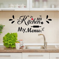 English Kitchen Wall Stickers Restaurant Kitchen Decorative Wall Sticker