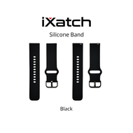 ixatch GT01 Pro Smartwatch Liquid Silicone Band Color Black & Valley Green Silicone Strap