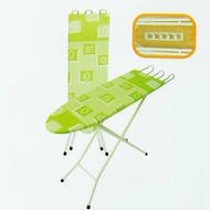 โต๊ะรีดผ้า หน้าใหญ่ ขาเหล็ก แข็งแรง ขนาด30x91x82CM.คละลาย รุ่น5steps-iron-hook-ironing-board-00A-T4