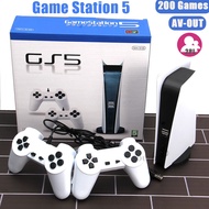 【Direct-sales】 Game Station 5 Video Game Console With 200 Classic Game 8 Bit Tv Consola Retro Handheld Kids Usb Wired Gaming Player Av Output