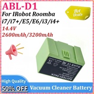New ABL-D1 14.4V 2600mAh/3200mAh Sweeper Machine Rechargeable Universal Battery for IRobot RoombaE5 