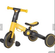 Hape 多功能摺疊🚴‍♂️幼兒三合一平衡單車(黃色)