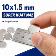 Super Strong 10x1.5 mm N42 Round Neodymium Magnet
