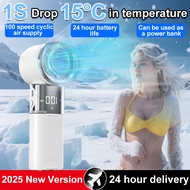 WP Space Player Handheld Fan Cooler Fan Portable 9800mAh Mini Fan Recharable 100 Level Adjustment Wi