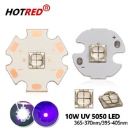 UV Purple LED 10W XMLL 5050-T6L2 SMD High Power 4Chips 3-3.7V 365nm 370nm 395nm 405nm For UV curing 