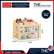THE 27/32L Multifunctional Desktop Drawer Storage Organizer Comestic Medicine Drawer Storage Box