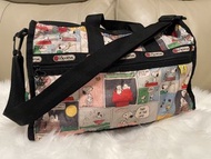 LeSportsac Snoopy Comic Duffle Bag