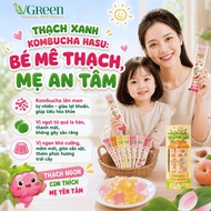 Vgreen Kombucha Green Jelly 7 Tropical Fruit Flavors Supplementing Iron, Vitamin D, B, C D
