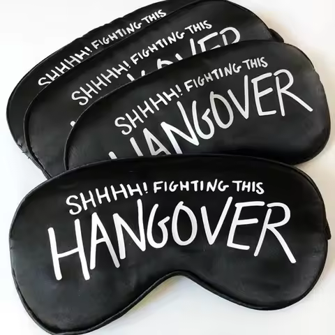 Hangover Kit Eye Mask Bachelorette Bachelor Party wedding bridal shower 18th 21st 30th 40th 50th Bir