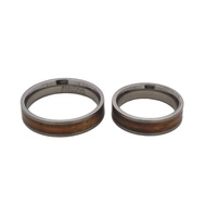 I406 3TONE TITANIUM RING 4.45MM, 2.5G