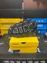 【BIG SIZE SELECT】AMBUSH × Nike Air More Uptempo Low "Black and White" FB1299-001