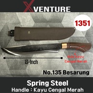 XVenture Spring Steel Knife Parang Besarung No.135 / Camping Knife / Pisau Parang / Camping / Fishin