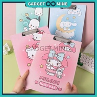 A4 File Book Clip Cute Clipboard Cartoon Pegun School A4 Paper Clip Office Board Clip Board Clip