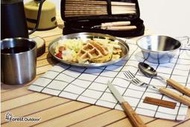 Forest Outdoor 櫸家4人餐具組 304不鏽鋼餐具13件組 獨家櫸木柄 餐具  露營 野餐 【露戰隊】