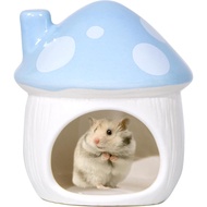 Tempat Persembunyian Berbentuk Cendawan Seramik - Habitat Hamster untuk Hamster, Chinchilla, Hedgeho