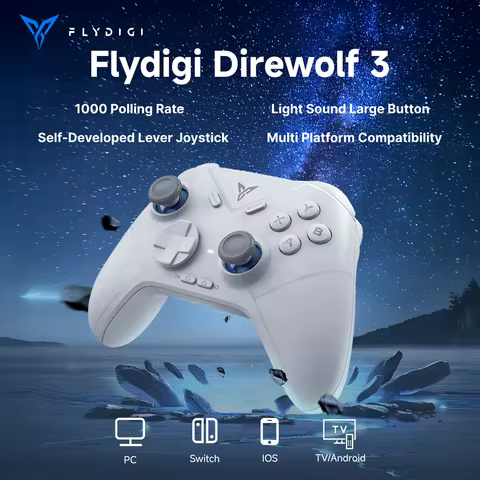 Flydigi Direwolf3/Direwolf2 Wireless Gaming Controller Bluetooth Hall Lineness Function Controller f