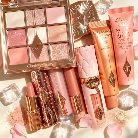CT Easy-to-use 4-shade 9-shade Eyeshadow Palette Charlotte Tilbury Lip Balm Pillow Talk Big Lip Plum