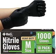 Reli. Black Nitrile Gloves