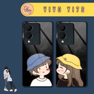 Softcase Couple For Vivo Y17S | Vivo Y17S Phone Case | Vivo Y17S Hp Case | Acrylic Glass | Vivo