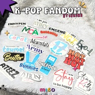K-POP Fandom Stickies K-POP Fandom Single Sticker/ Carat Sticker/ Teume Sticker/ Army Sticker/ Stay 
