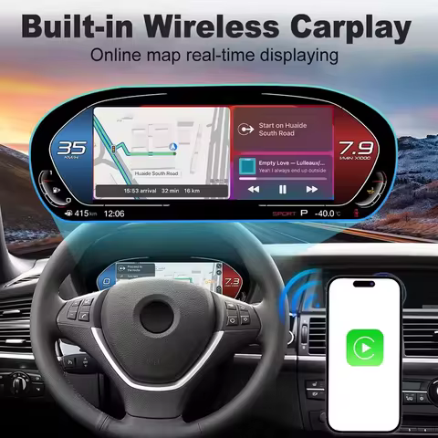 For BMW 1/2 Series F20 F52 F22 F45 X1 F48 F49 Car LCD Digital Odometer Dashboard Instrument Instrume